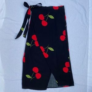 Cherry wrap skirt 🍒